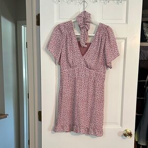Abercrombie & Fitch Pink Floral Mini Dress